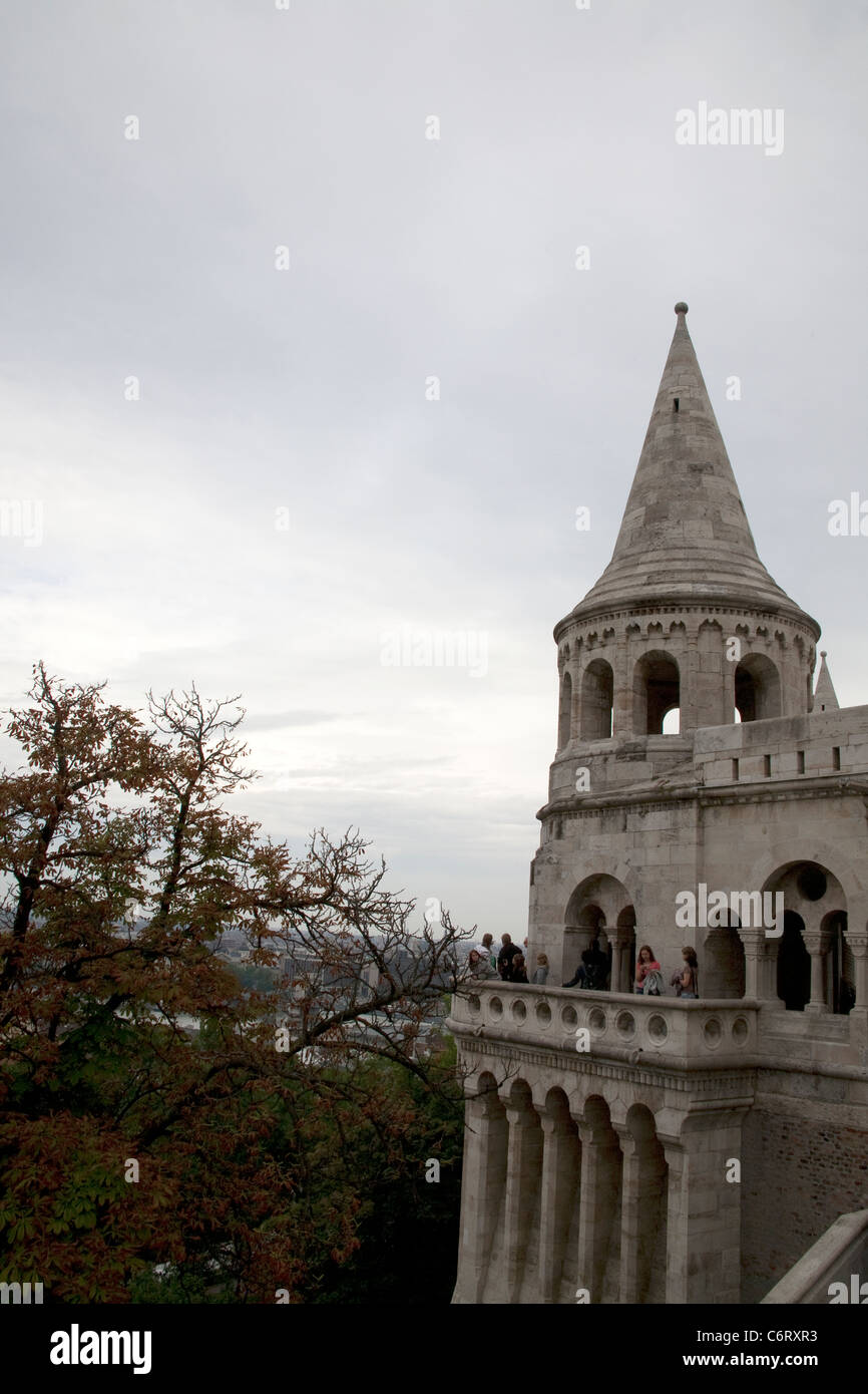 Budapest, Castle Hill, Fischerbastei Stockfoto