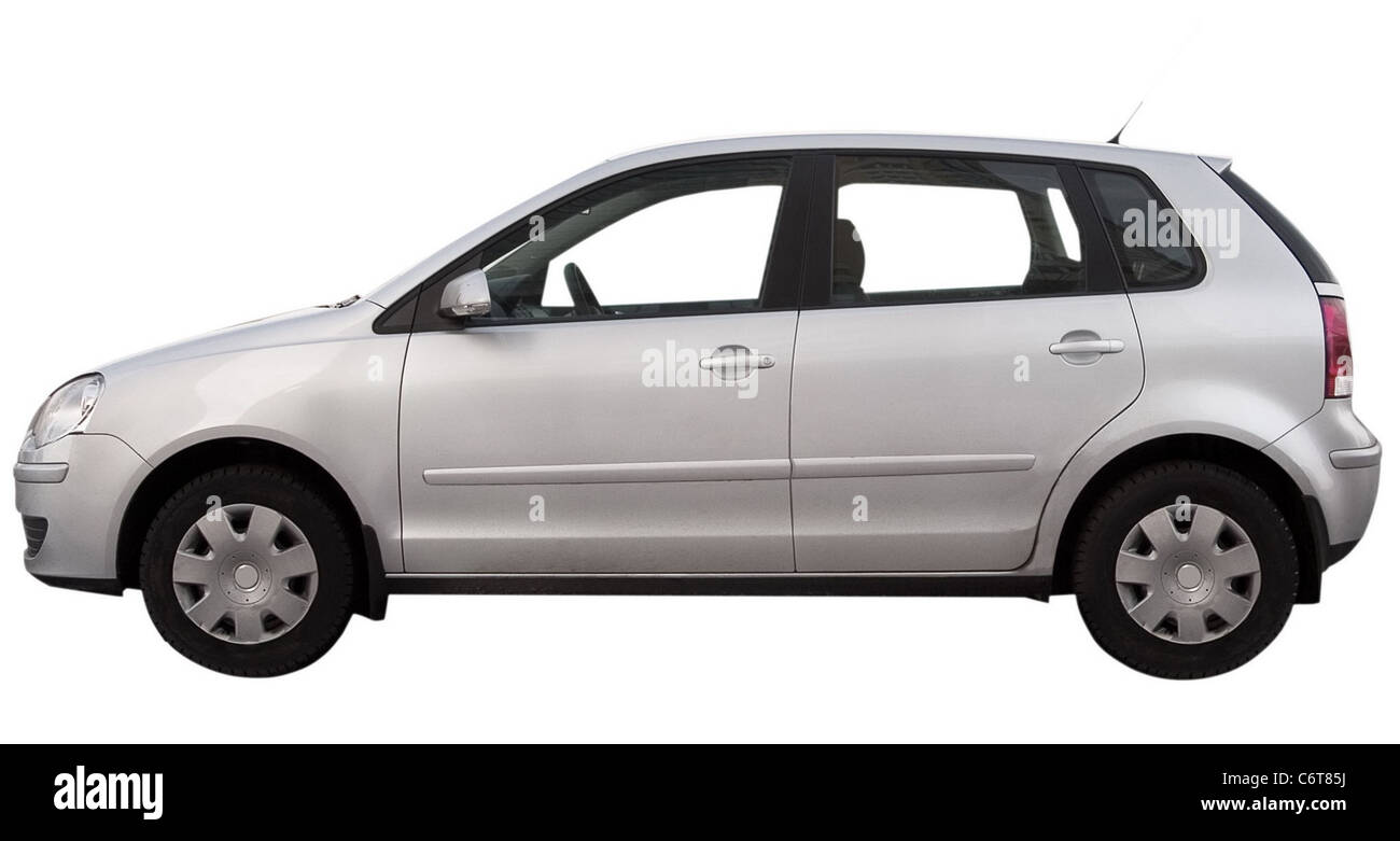 Das moderne Auto. Isoliert auf einem weißen Hintergrund für die einfache Nutzung. Stockfoto