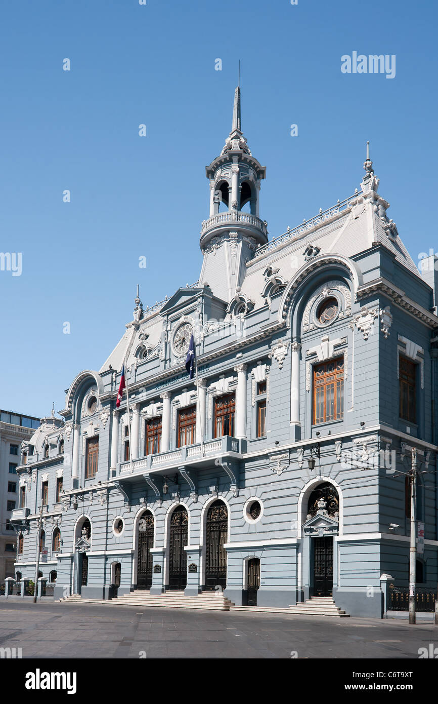 Denkmal der Armada de Chile, in der Nähe von Hafen von Valparaiso, ein UNESCO-Weltkulturerbe Stockfoto