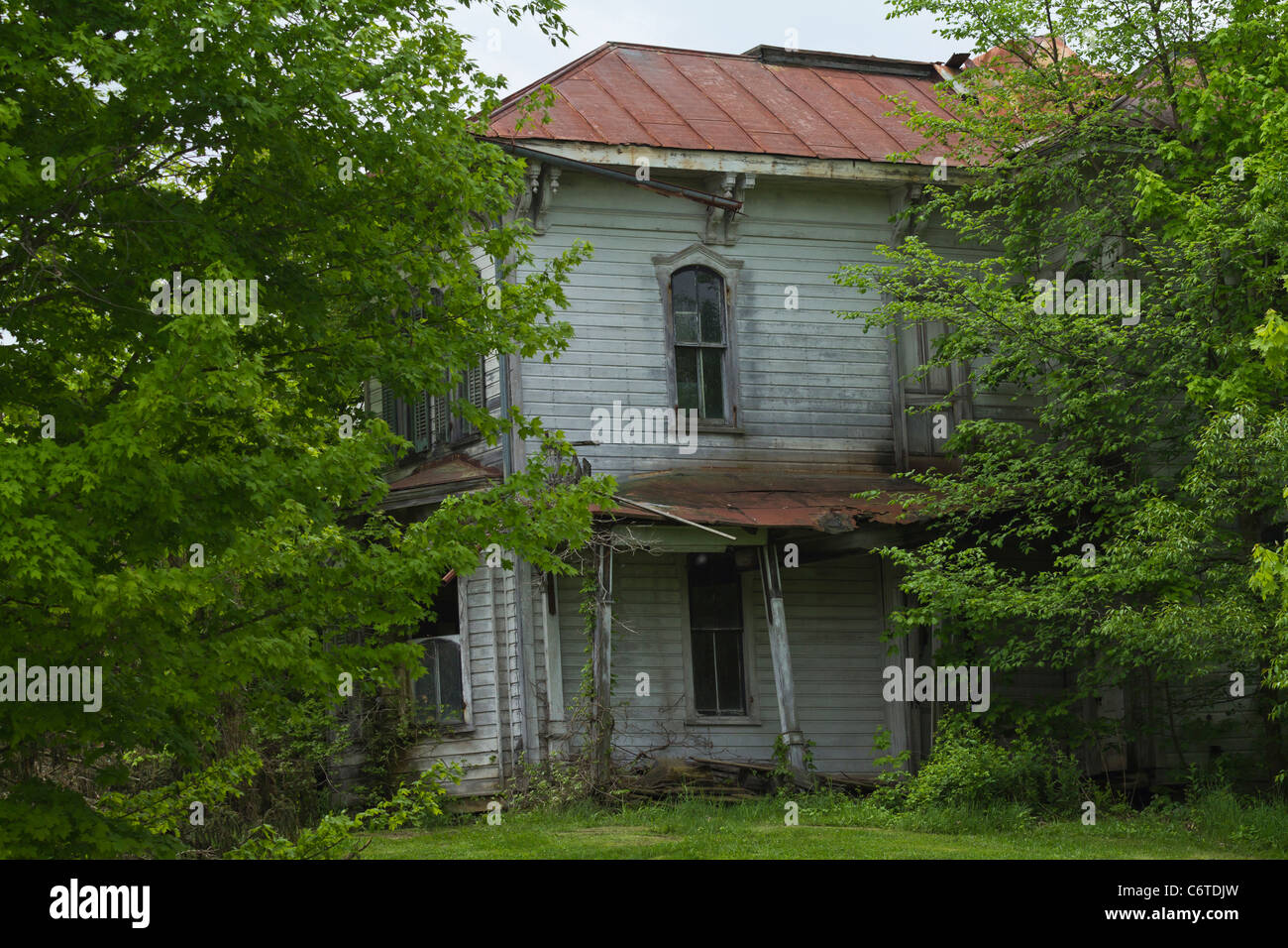 Das verlassene Haus in der Nähe in Ohio OH USA, USA, niemand horizontal Hi-res Stockfoto