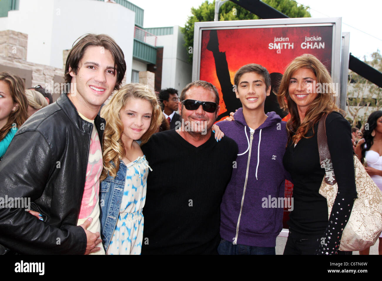 Steven R. McQueen, Gast, Chad McQueen, Gast und Jeanie Galbraith The LA