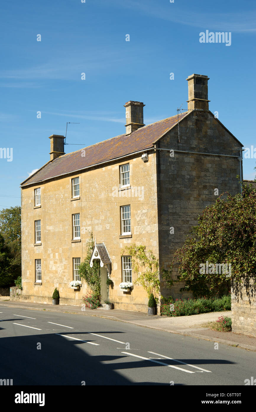 Das ruhige Dorf Mickleton, Gloucestershire, England, UK Stockfoto