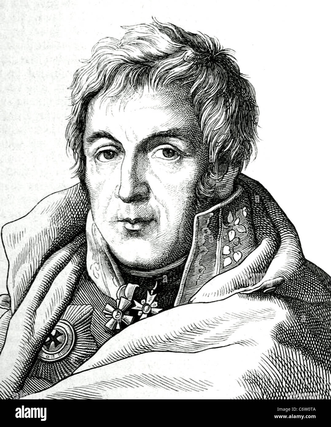 GERHARD von SCHARNHORST (1755-1813) Chef des preußischen Generalstabs Stockfoto