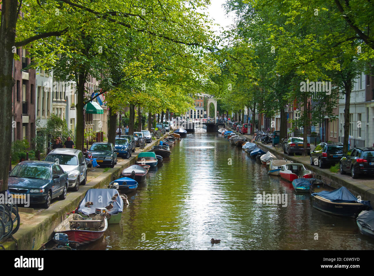Amsterdam Canal Stockfoto