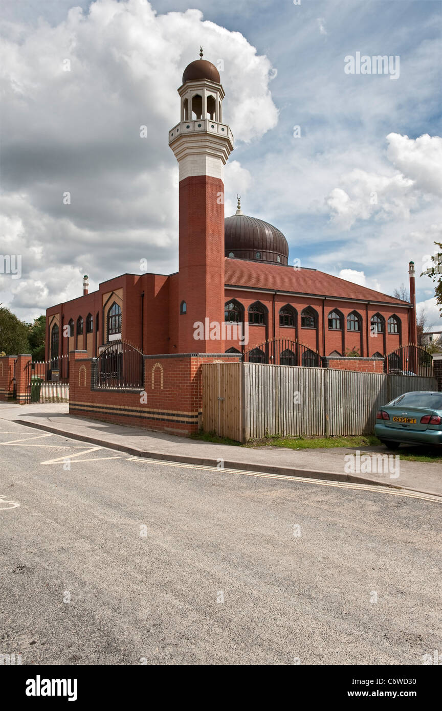 Die zentrale Oxford Moschee in Manzil Way, Cowley Road, Oxford, Großbritannien Stockfoto