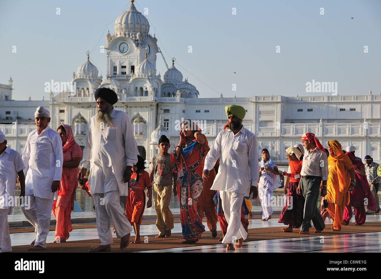 Pilger Hari Mandir, Holly-See herum. Stockfoto