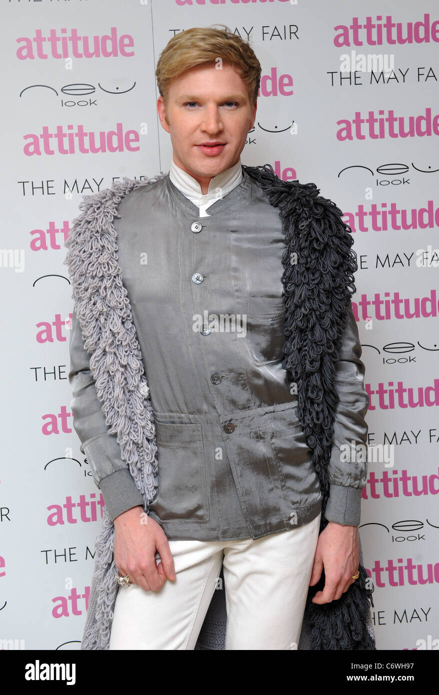 Henry Conway Haltung Sweet 16 Geburtstagsparty statt auf die May Fair Hotel. London, England - 05.05.10 Stockfoto