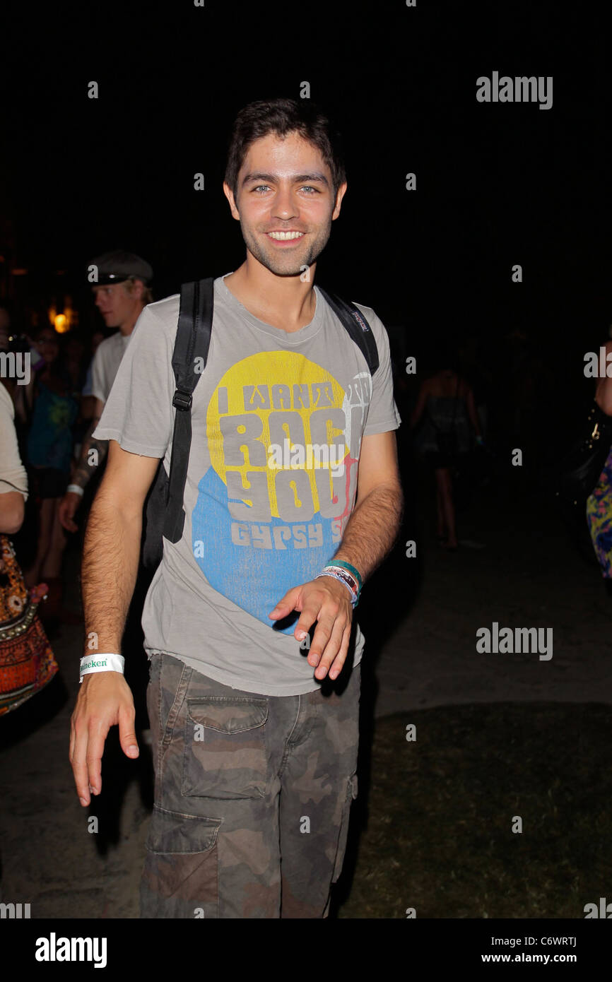 Adrian Grenier beim Coachella Music Festival 2010 - Tag 2 Indio, Kalifornien - 17.04.10 Stockfoto