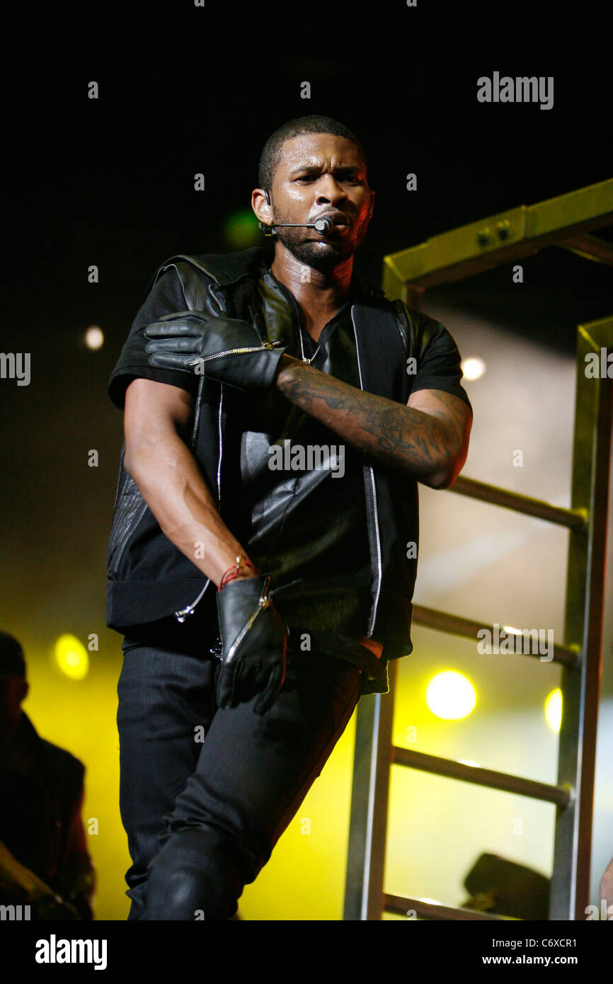 Usher KIIS FM 2010 Wango Tango Konzert - im Staples Center Los Angeles, Kalifornien - 16.05.10 Stockfoto