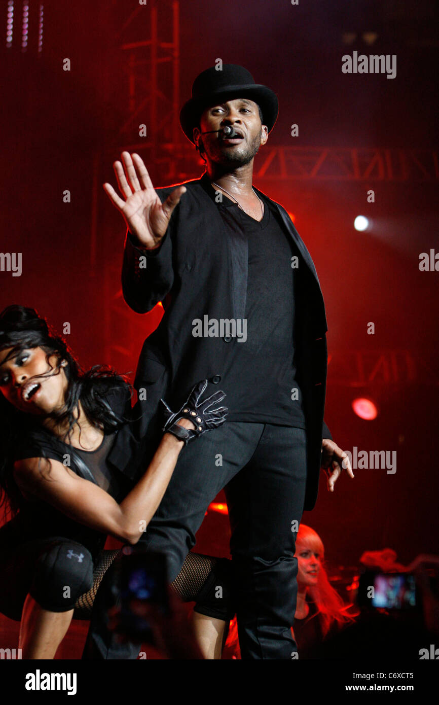 Usher KIIS FM 2010 Wango Tango Konzert - im Staples Center Los Angeles, Kalifornien - 16.05.10 Stockfoto