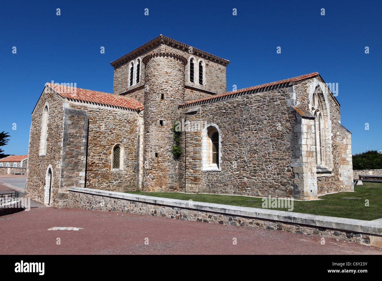 Die Priorei und Fort La Chaume Vendee Frankreich Stockfoto