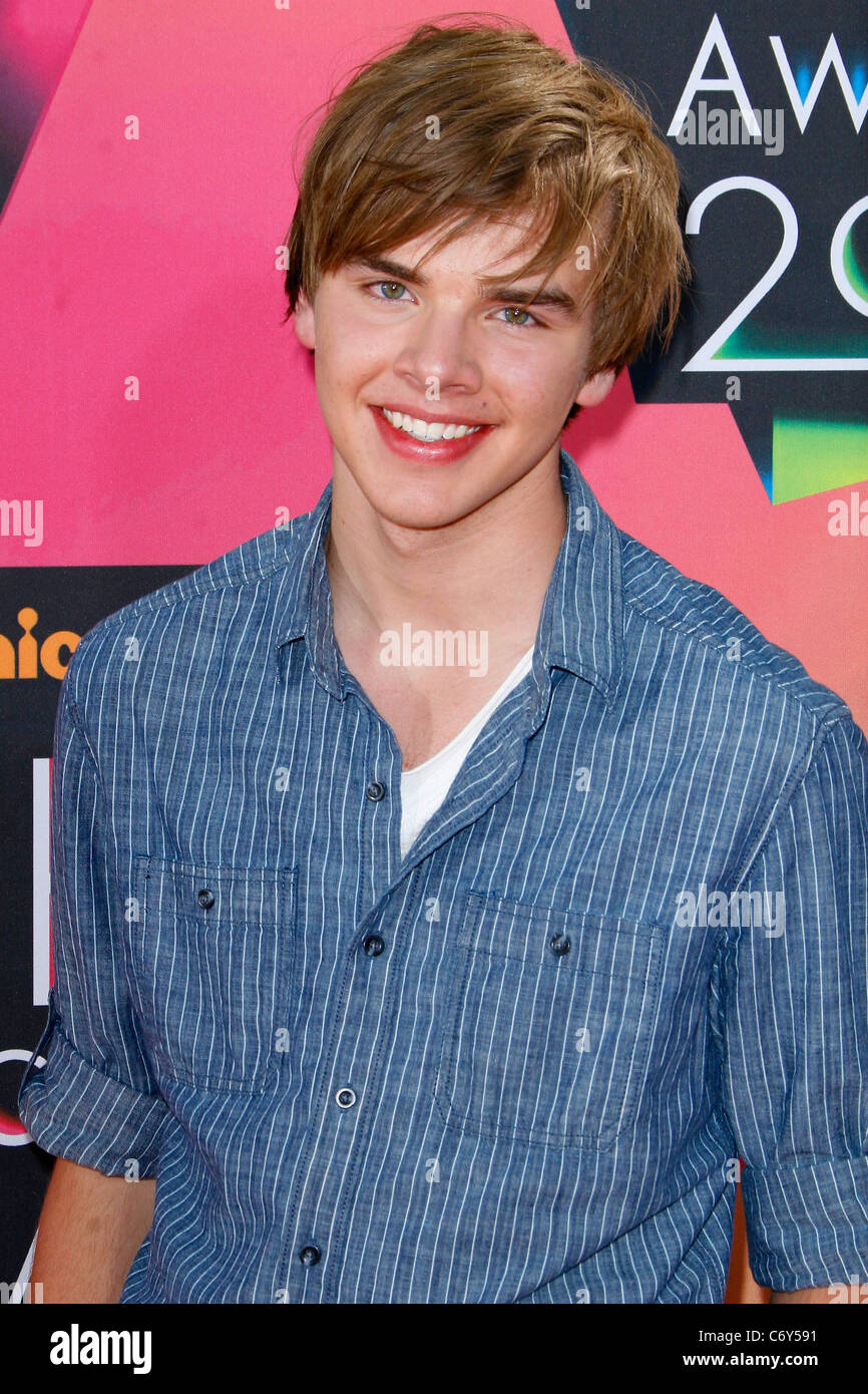 Sam Earle Nickelodeon 23. Annual Kids' Choice Awards - Ankünfte statt an UCLA Pauley Pavilion Los Angeles, USA - 27.03.10 Stockfoto