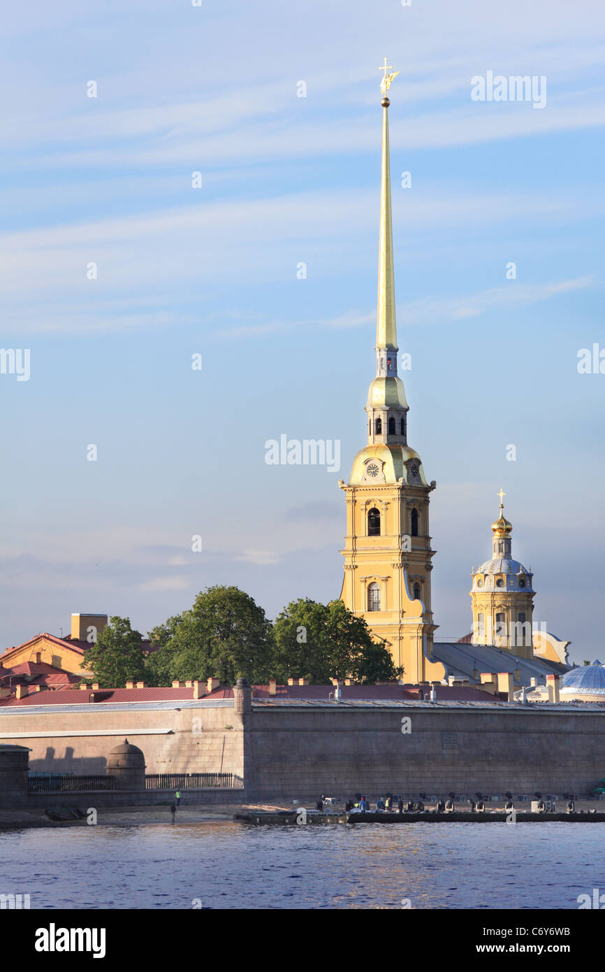 Peter-Pauls-Festung in St. Petersburg, Russland Stockfoto