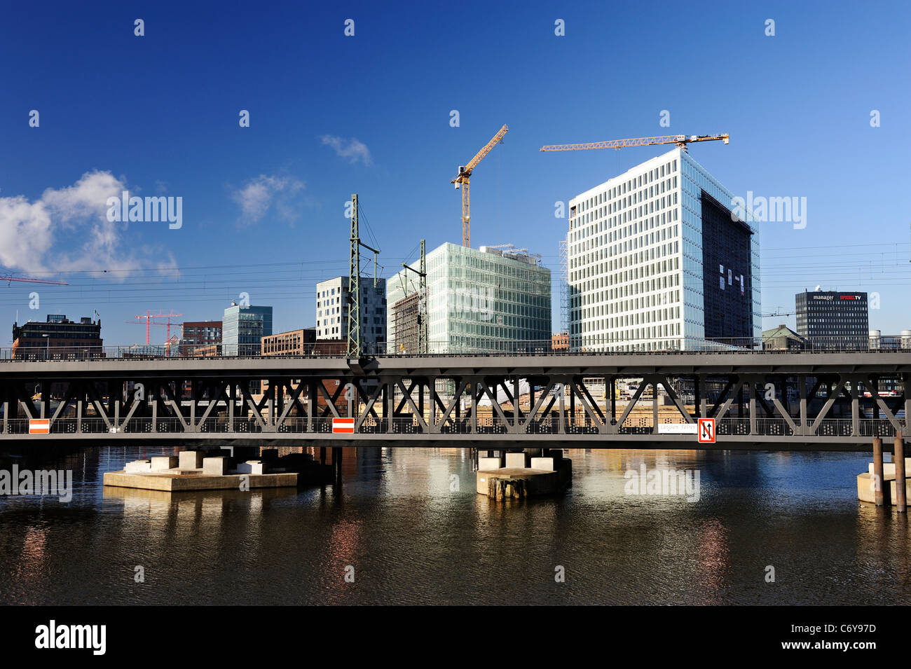 Ericusspitze HafenCity Stockfoto