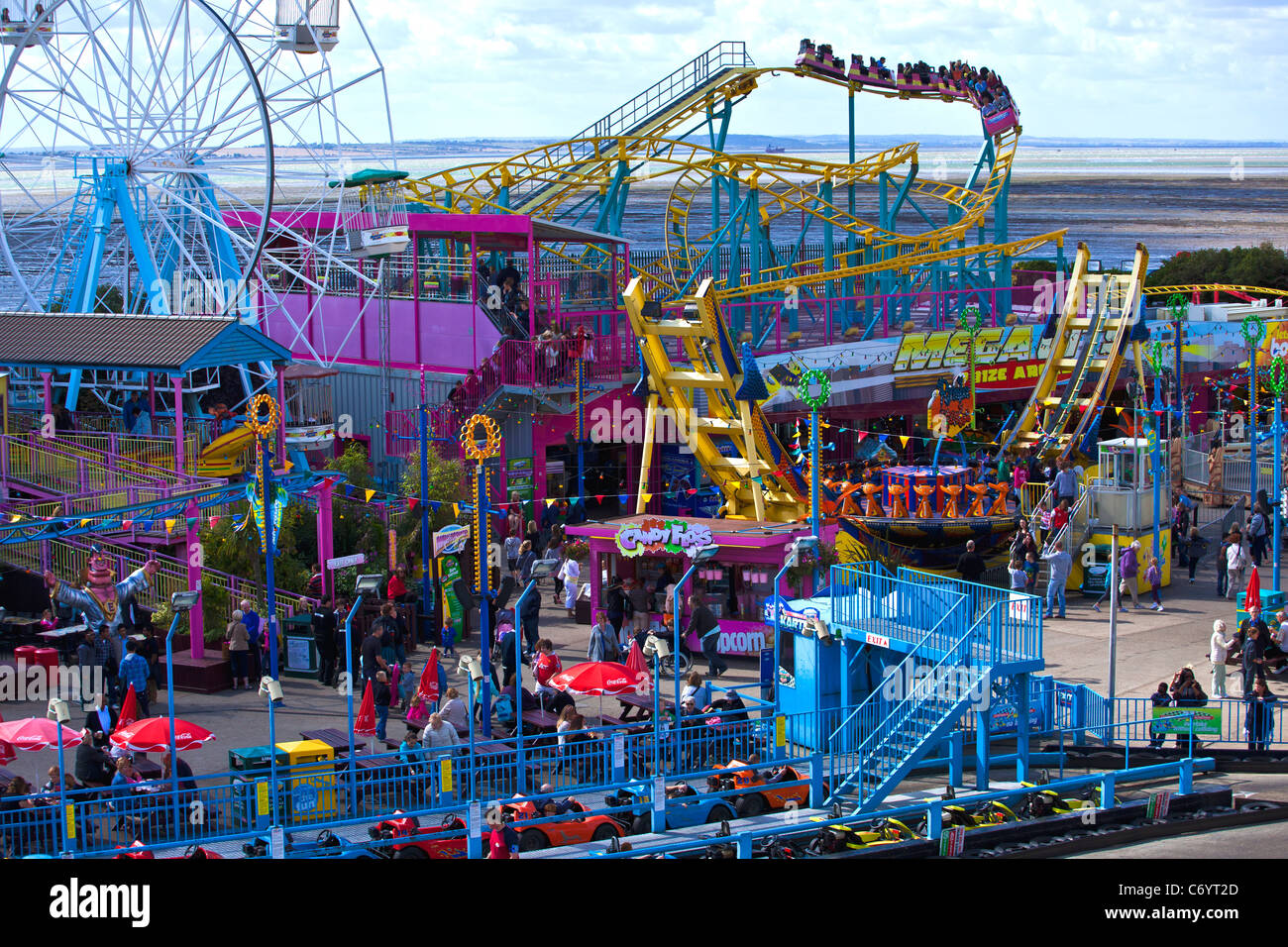 Adventure Island Amusement Park in Southend-on-Sea Stockfoto