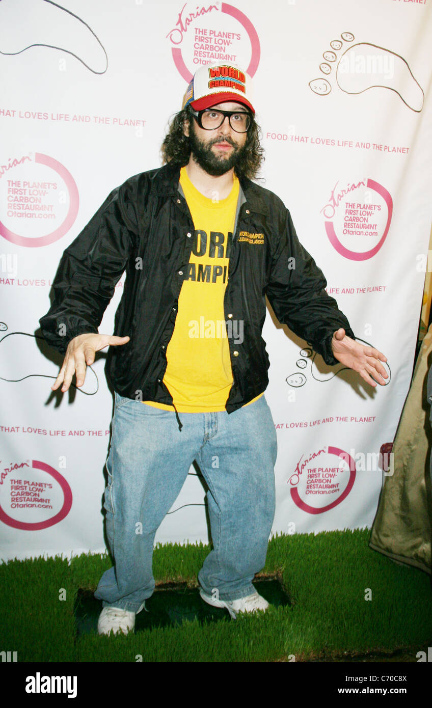 Judah Friedlander Grand Eröffnungsfeier der "Otarian: The Planet die meisten nachhaltige Restaurant" an der Bleecker Street - Stockfoto