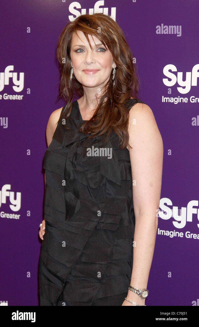 Amanda Tapping, bei der Syfy 2010 im Vorfeld Party im Museum of Modern Art New York City, USA - 16.03.10 Stockfoto