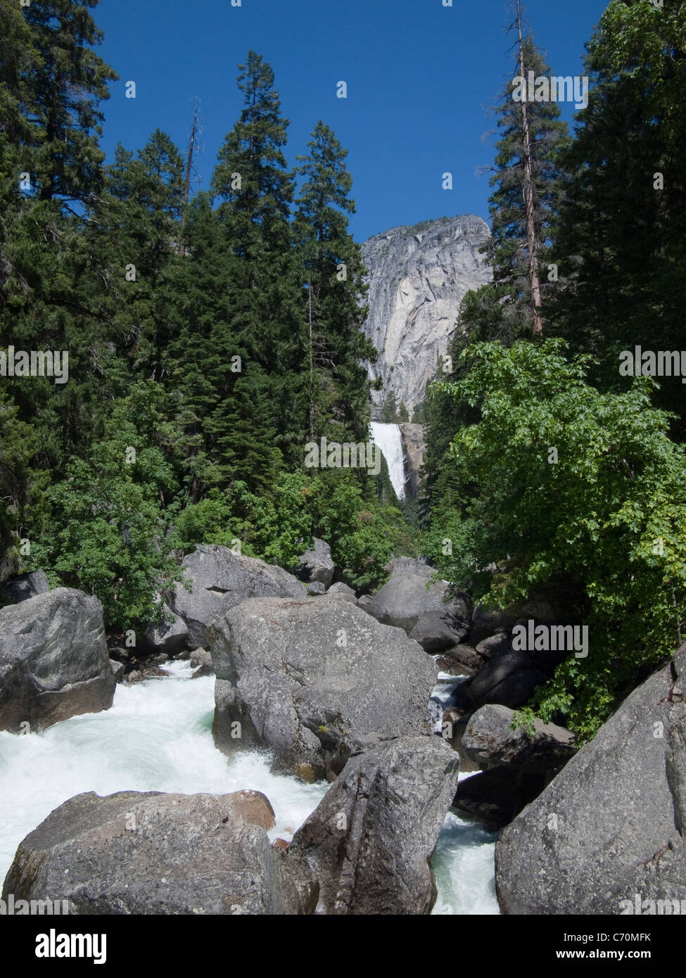 Vernal Falls, Yosemite-Nationalpark, Kalifornien Stockfoto