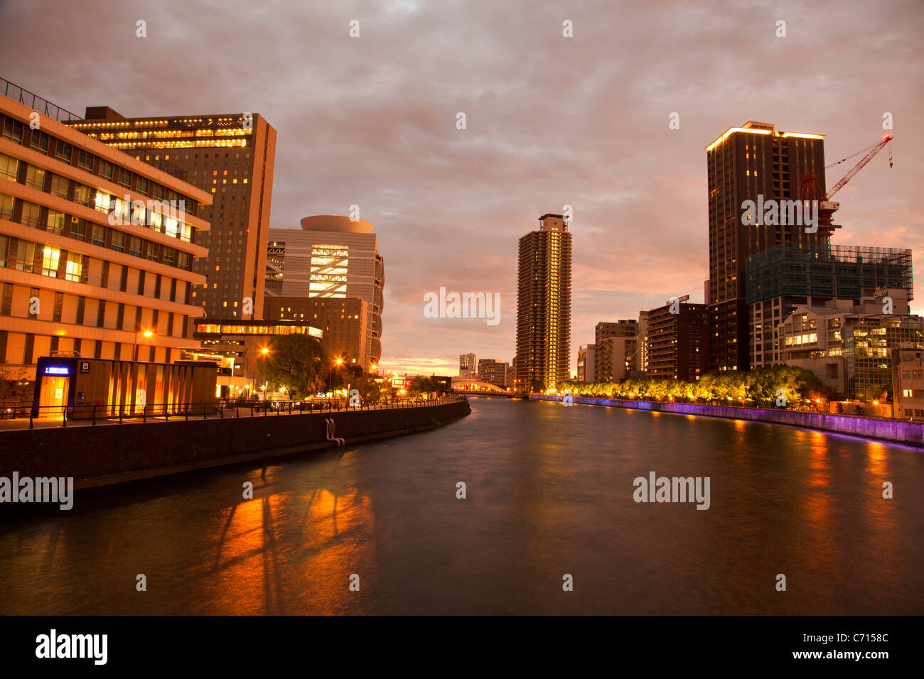 YODOGAWA River, Osaka, Japan Stockfoto