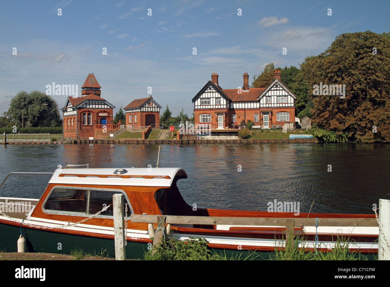 Runnymede - Themse, Surrey, England. Stockfoto