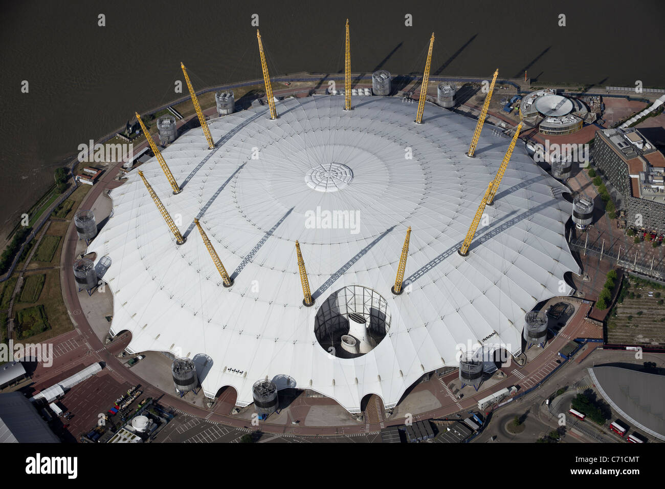 Die O2-Dome-Greenwich Stockfoto