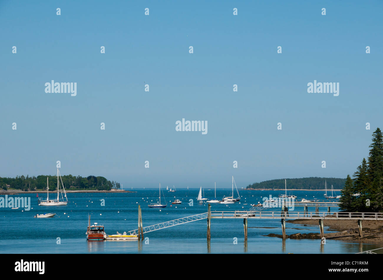 Südwestlichen Hafen Maine Vereinigte Staaten von Amerika Stockfoto