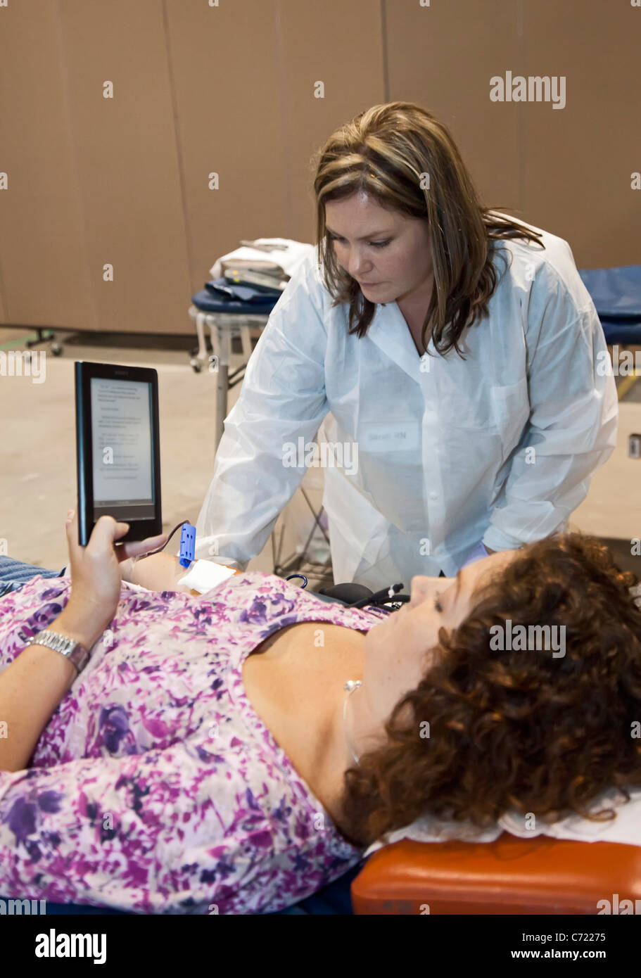Muslime zum 11.September Geburtstag Leben Blut-Antrieb Stockfoto