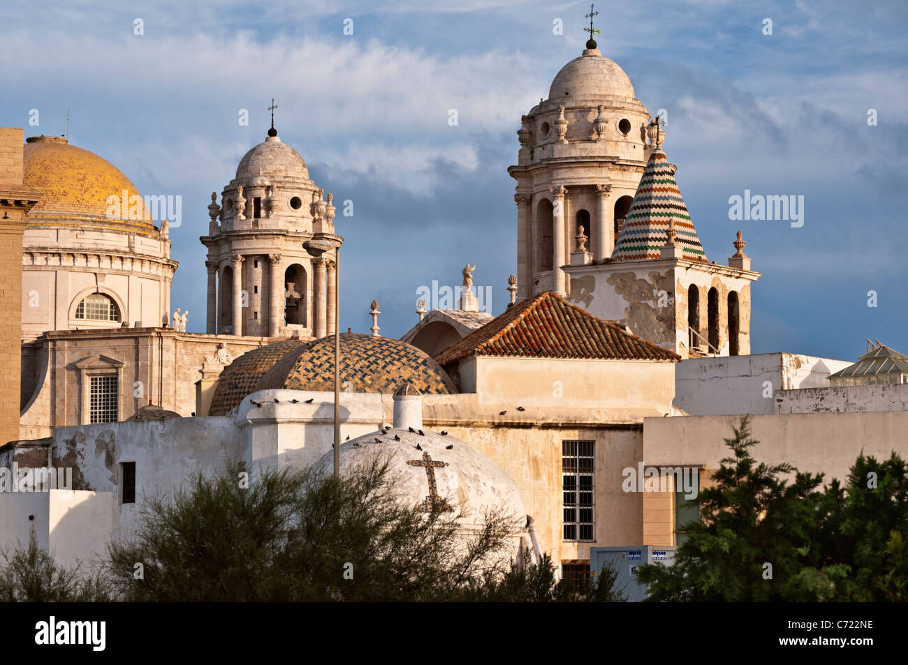 Cadiz Kathedrale Cadiz Spanien Stockfoto