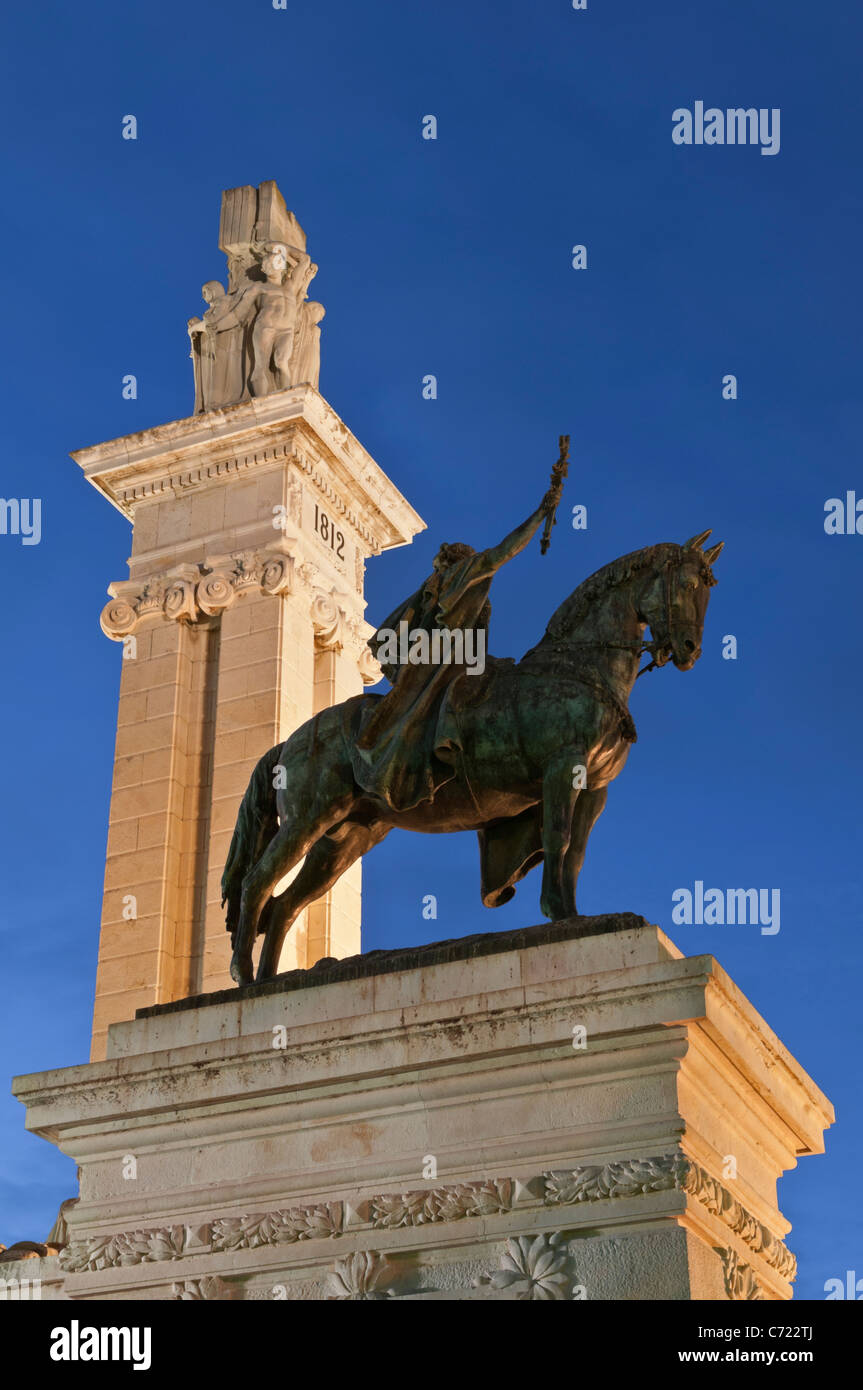 Plaza de Espana-Cadiz-Spanien Stockfoto