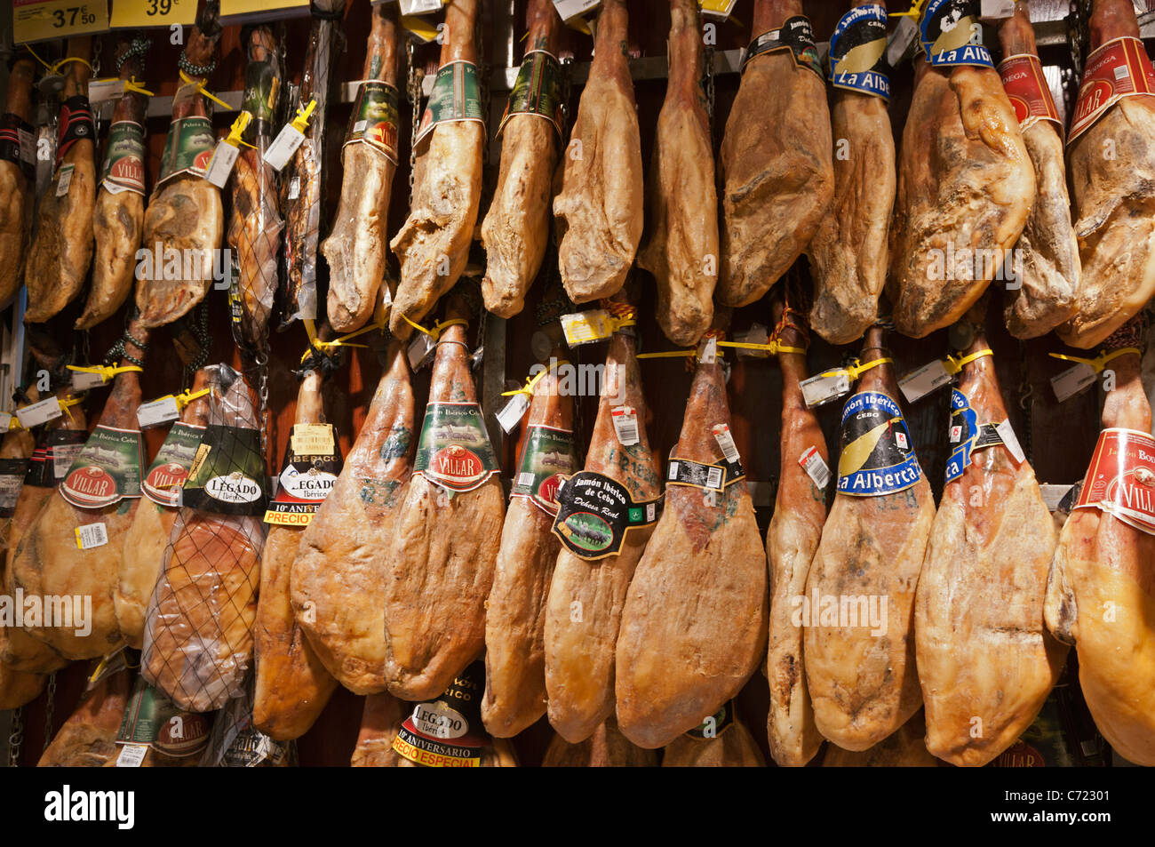 Spanischen Schinken Cadiz Spanien Stockfoto