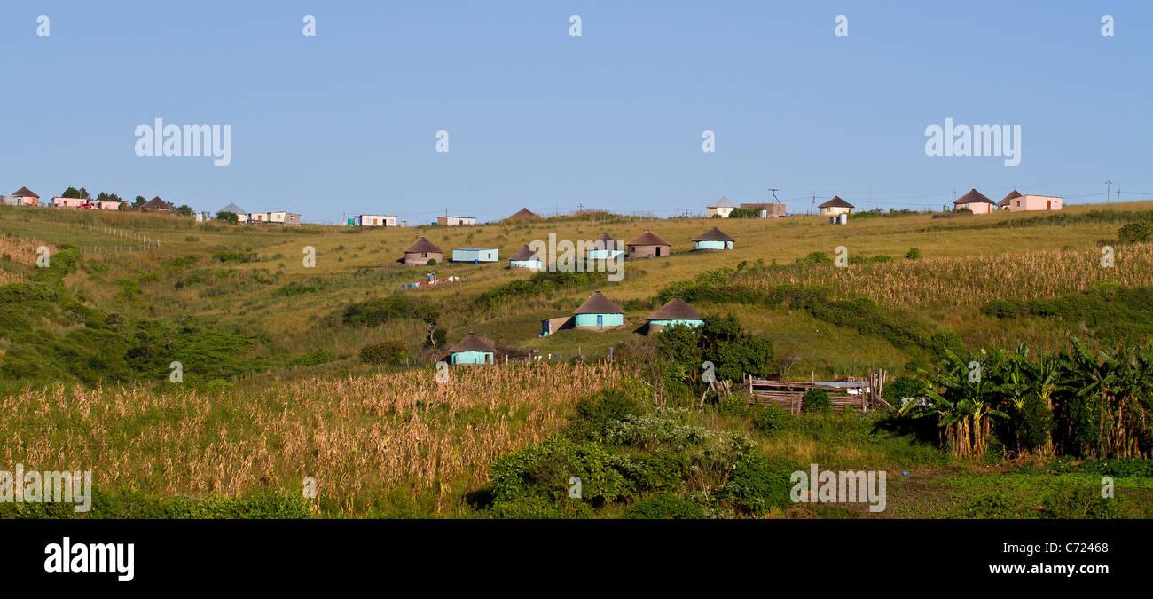 ländliche Wohnung im Osten von Südafrika Stockfoto