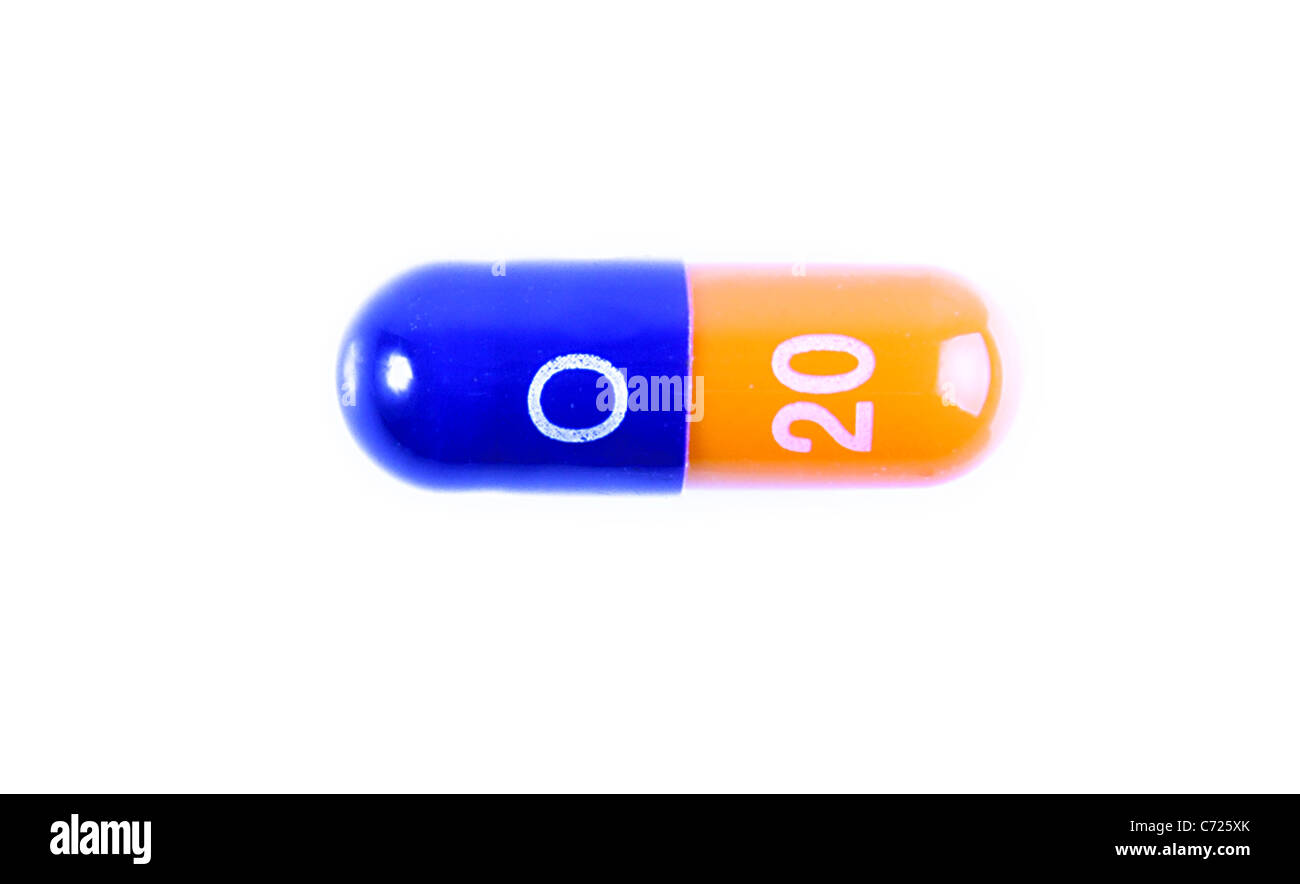 Omeprazol 20mg Kapsel Stockfotografie Alamy