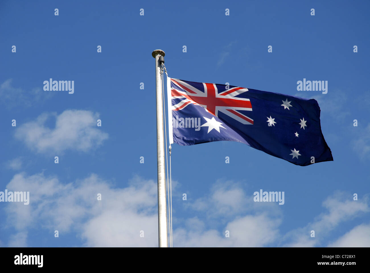 Australische Flagge Stockfoto