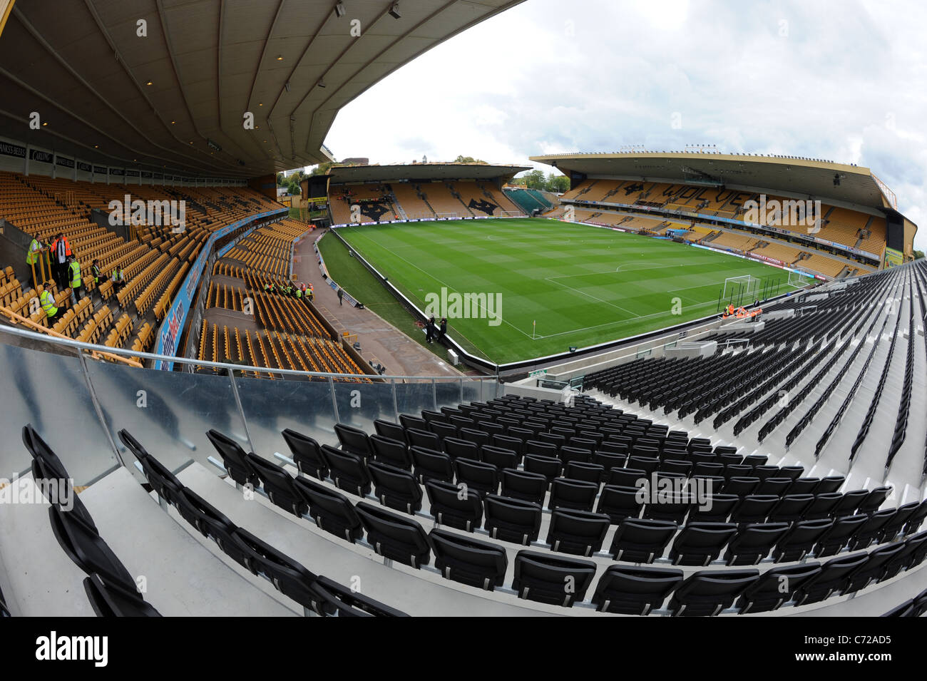 Molineux-Stadion, Heimat des Wolverhampton Wanderers Football Club Stockfoto