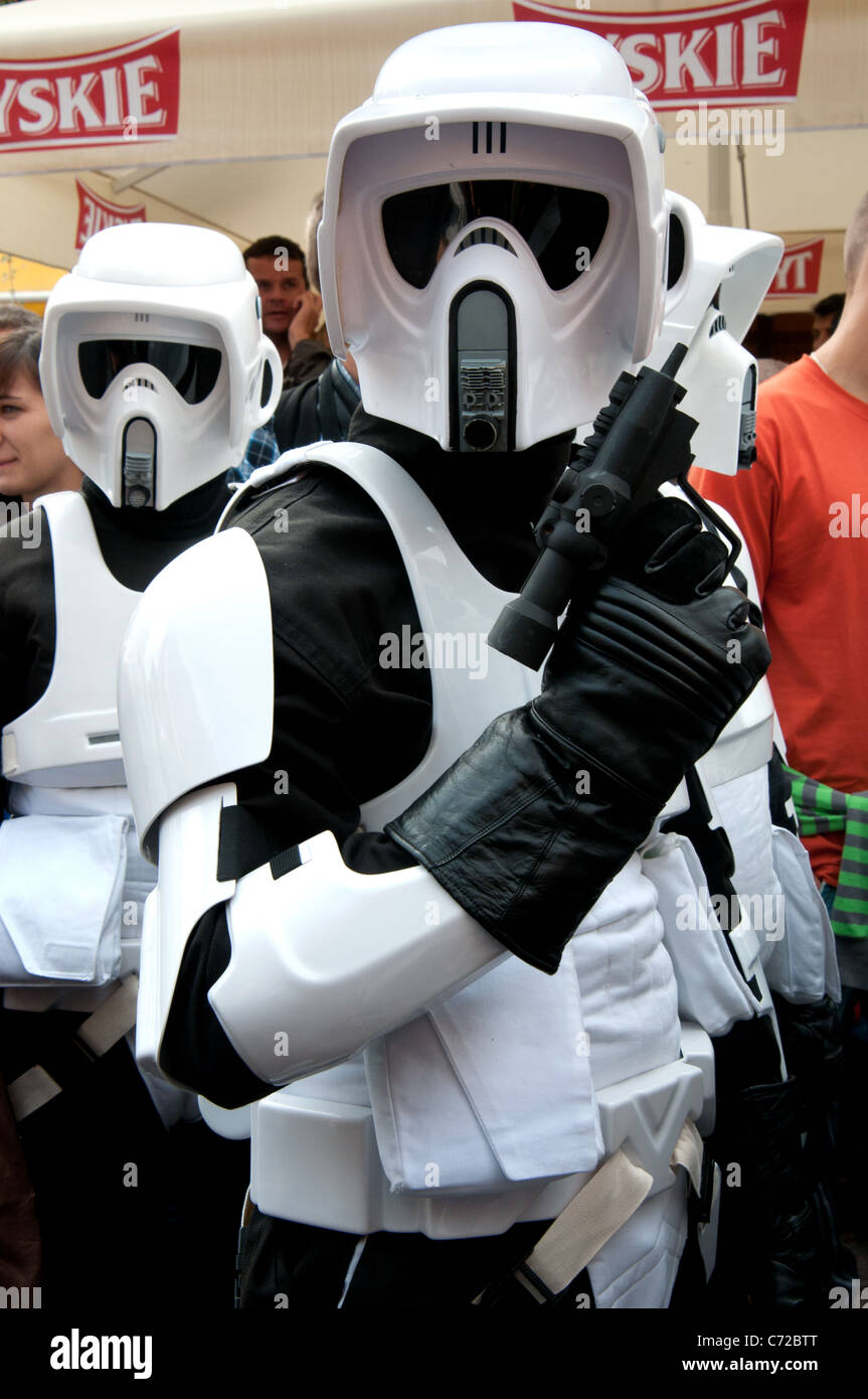 Star Wars-Fans Rallye Polen, Torun, 10. September 2011 Stockfoto