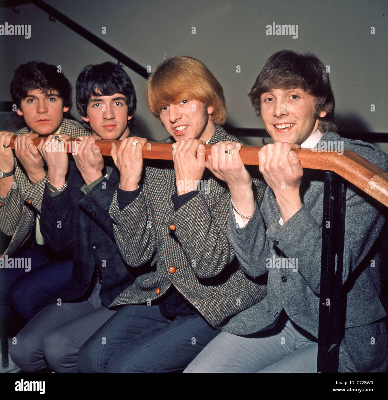 MERSEYBEATS UK-pop-Gruppe im Jahre 1963. L: Aaron Willams, Tony Crane, John Banks und Billy Kinsley Stockfoto