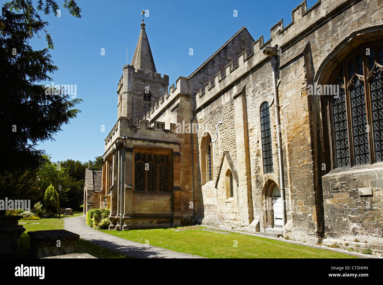 Pfarrkirche Heilige Dreifaltigkeit, Bradford on Avon, Wiltshire, England, UK Stockfoto