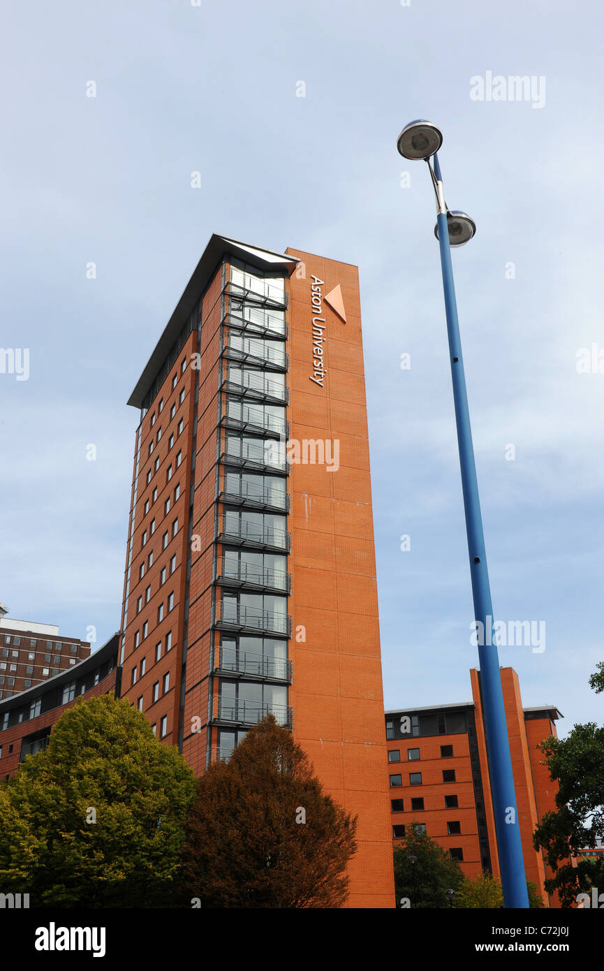 Die Lakeside Residenzen an der Aston University Birmingham England West Midlands Uk Stockfoto