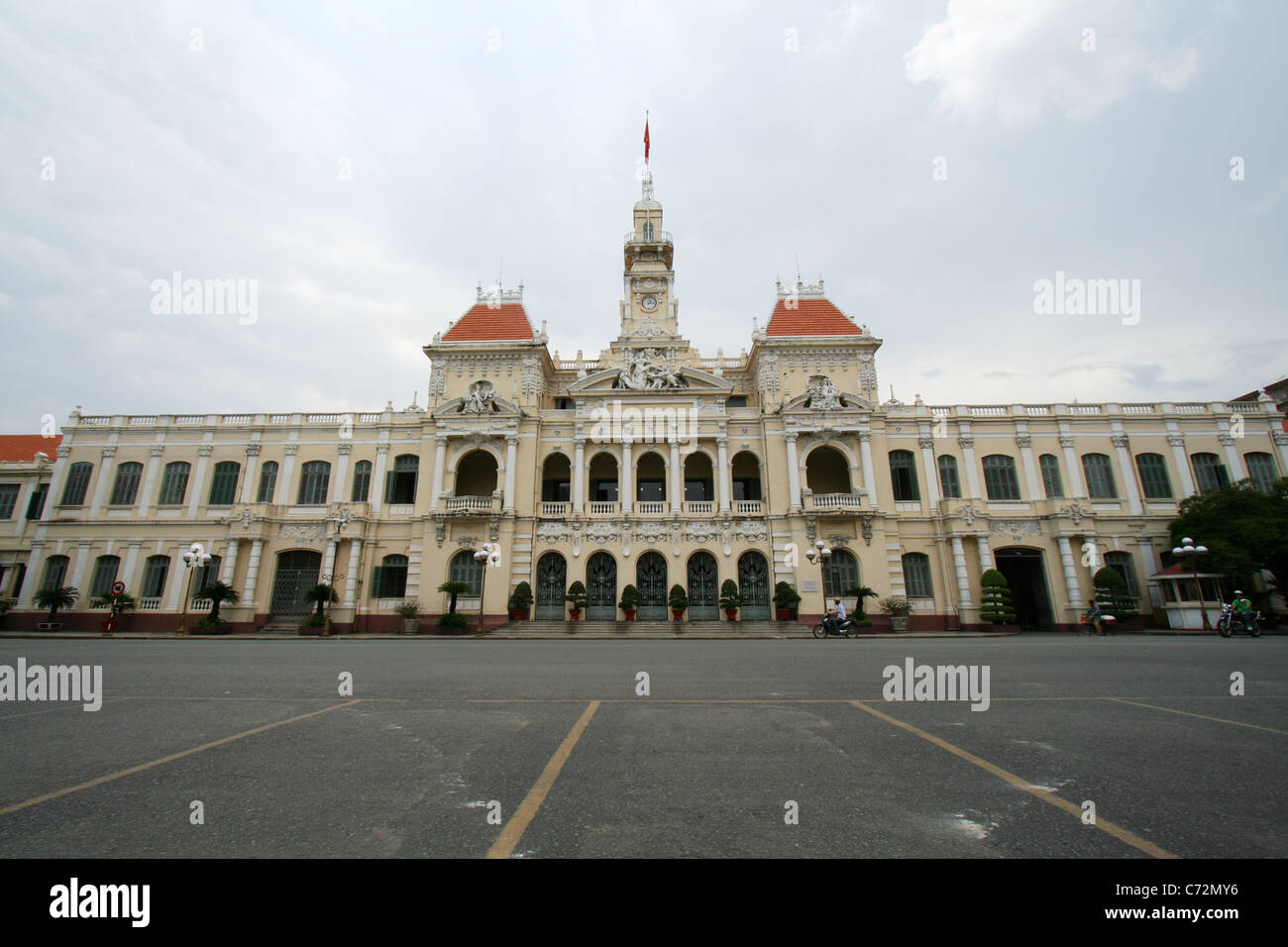 Peoples Committee Gebäude, Ho-Chi-Minh-Stadt, Vietnam Stockfoto