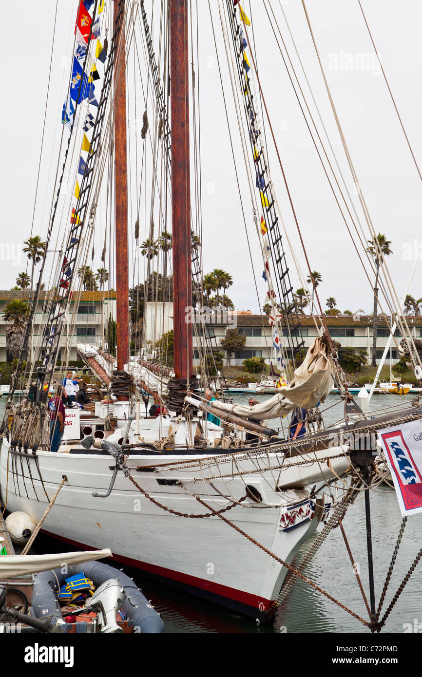 Große Schiffe-Event am Hafen von Ventura Kalifornien Stockfoto