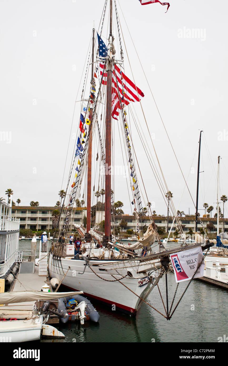 Große Schiffe-Event am Hafen von Ventura Kalifornien Stockfoto