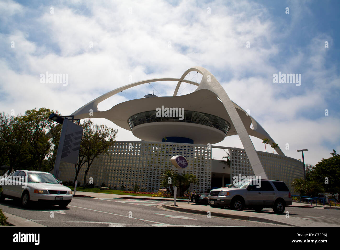 Die Begegnung Themenrestaurant am Los Angeles International Airport LAX Stockfoto