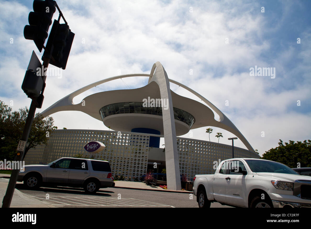 Die Begegnung Themenrestaurant am Los Angeles International Airport LAX Stockfoto