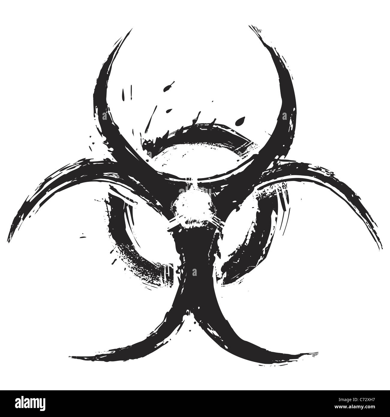 Biohazard-symbol Stockfoto