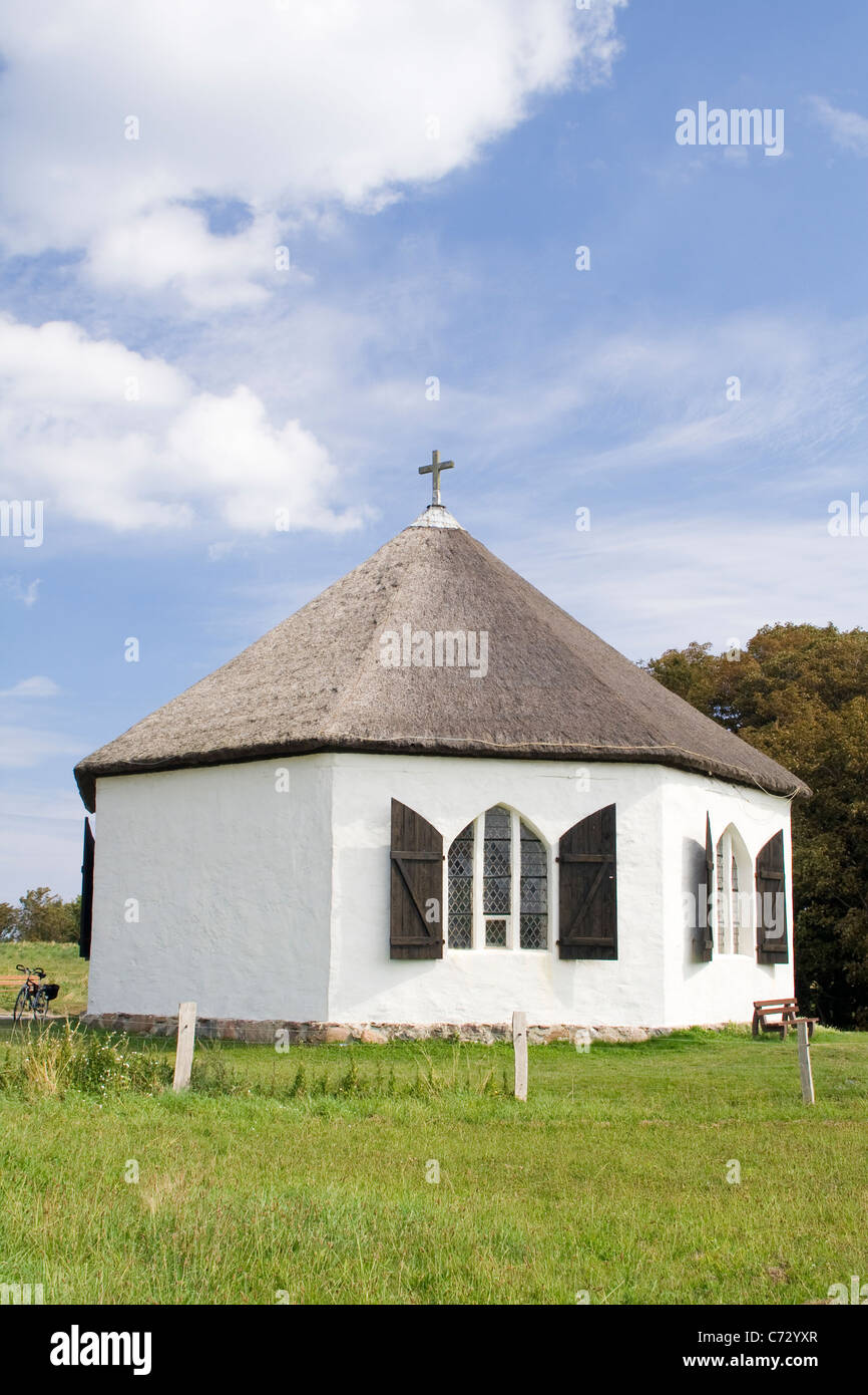 Kapelle von Vitt, Insel Rügen, Entwurf von Karl Friedrich Schinkel, Mecklenburg-Western Pomerania, Deutschland, Europa Stockfoto