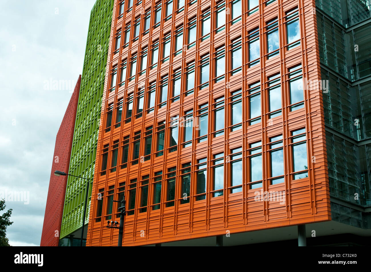 Google Zentrale in London, Central Saint Giles - neue Büros und Wohnungen in St Giles High Street, London, UK Stockfoto