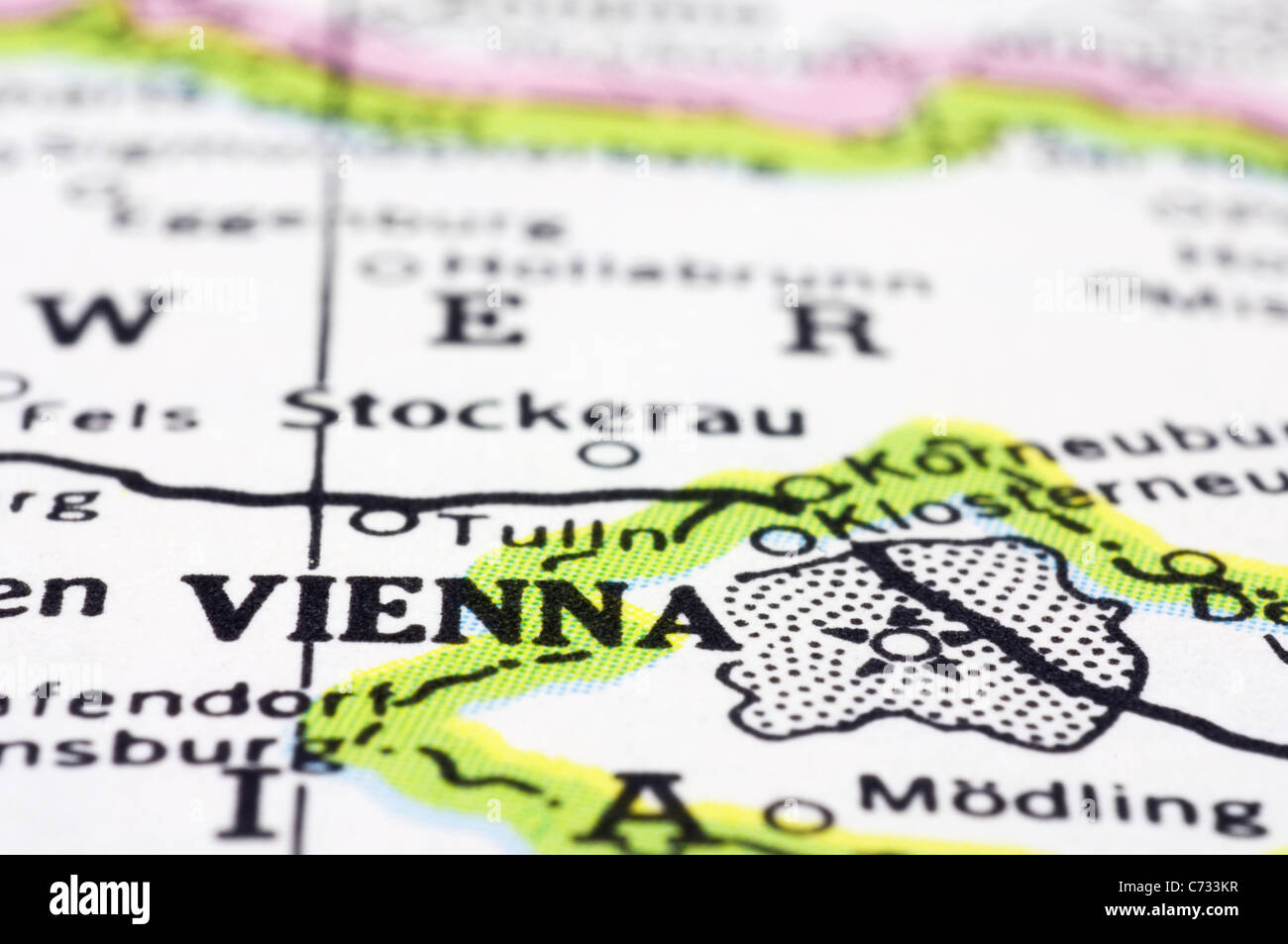 Wien, eine Nahaufnahme der Hauptstadt von