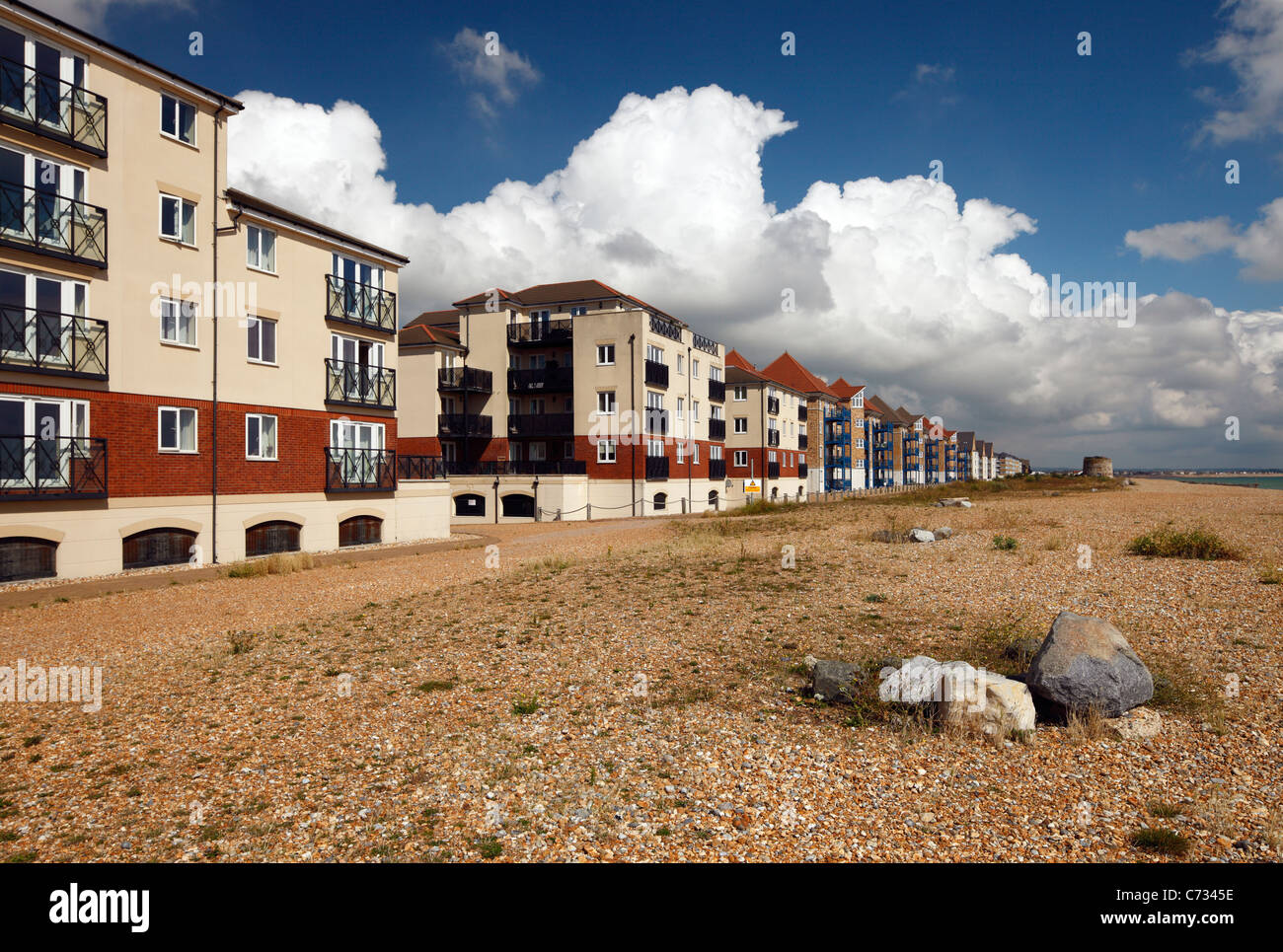 Souveräner Hafen Wohnsiedlung, Eastbourne. Stockfoto