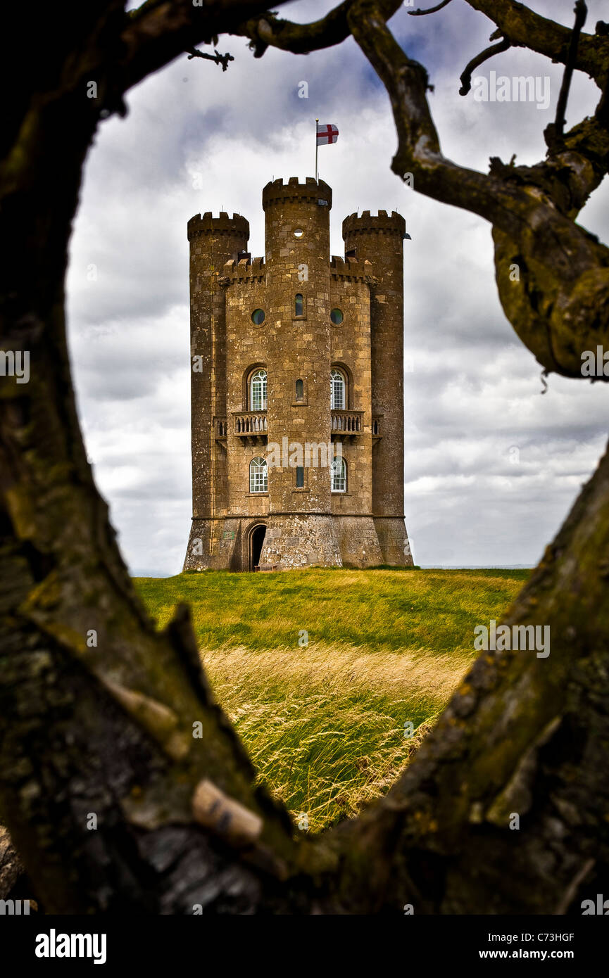 Broadway Tower, Cotswolds Stockfoto