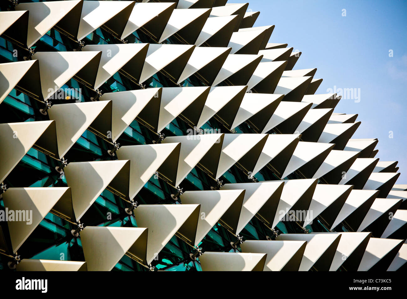 Esplanade Concert Hall in Singapur Stockfoto